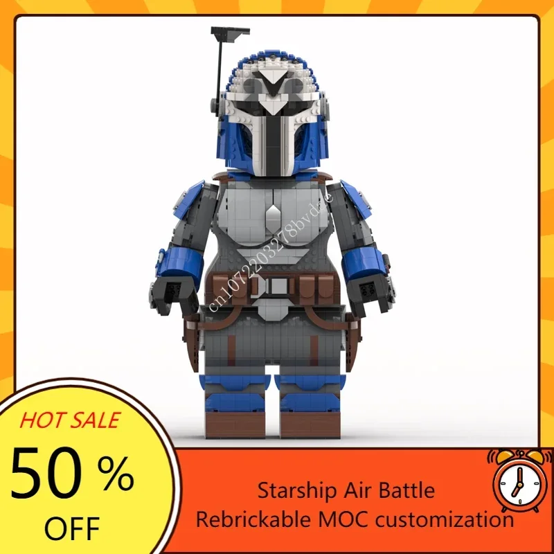 Строительные блоки MOC серии «космическая битва», Bo Katan Kryze megafigure, технологические кубики, креативные сборные игрушки «сделай сам», детские подарки
Строительные блоки MOC серии «космическая битва», Bo Katan Kryze megafigure, технологические кубики, креативные сборные игрушки «сделай сам», детские подарки