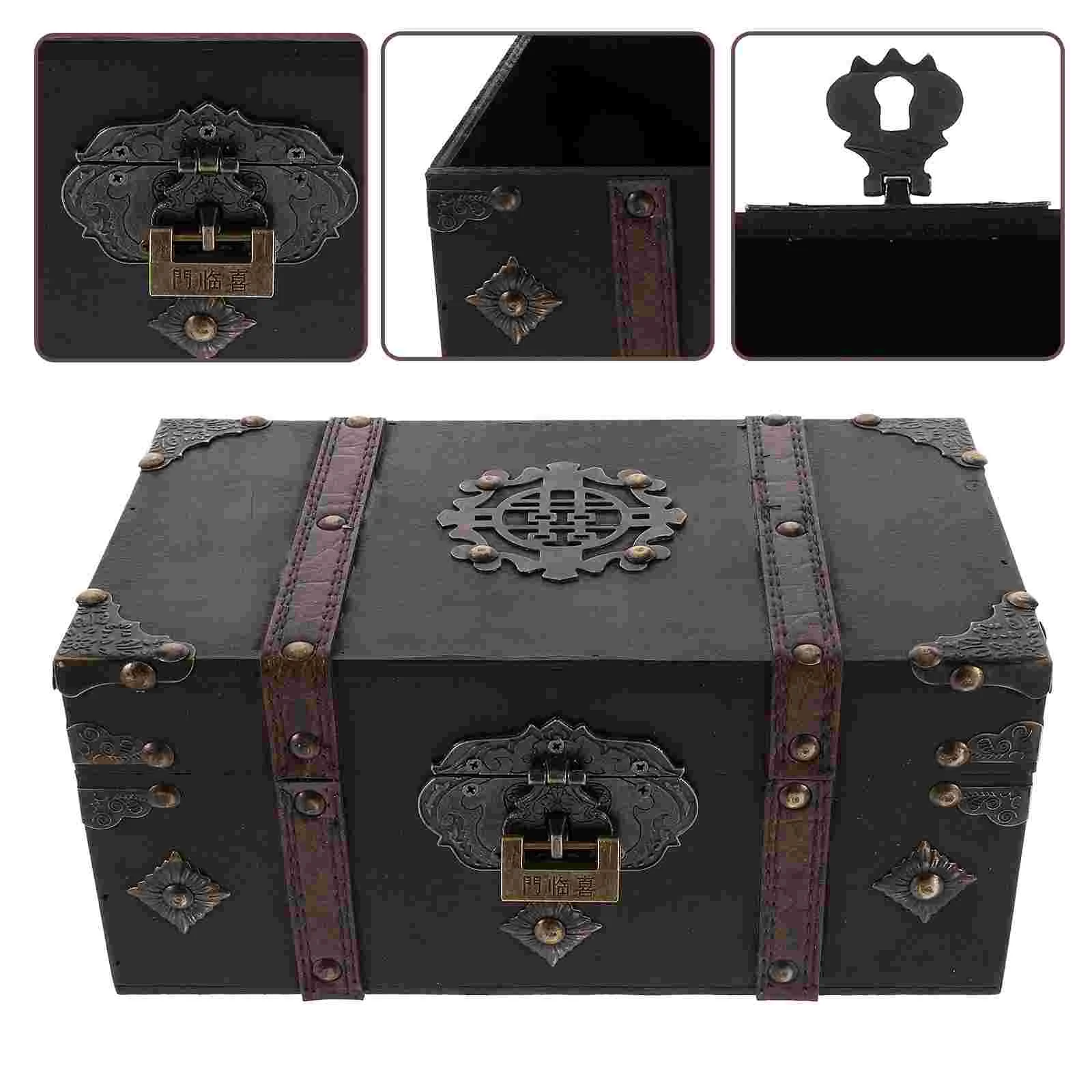 Jewlery Wooden Jewelry Holder Treasure Chest Case Metal Trinket Sundries Organizer Travel
Jewlery Wooden Jewelry Holder Treasure Chest Case Metal Trinket Sundries Organizer Travel