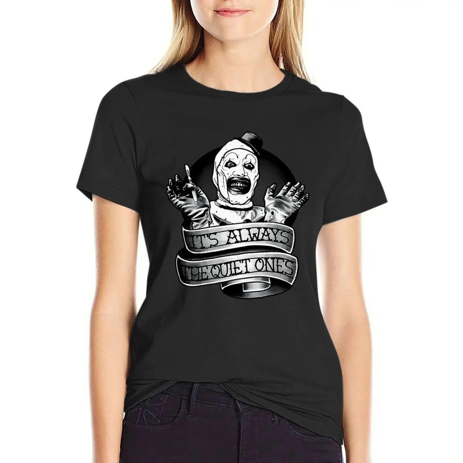 Horror Movie Terrifier 3 T-shirt anime clothes summer tops t-shirts for Women cotton
Horror Movie Terrifier 3 T-shirt anime clothes summer tops t-shirts for Women cotton