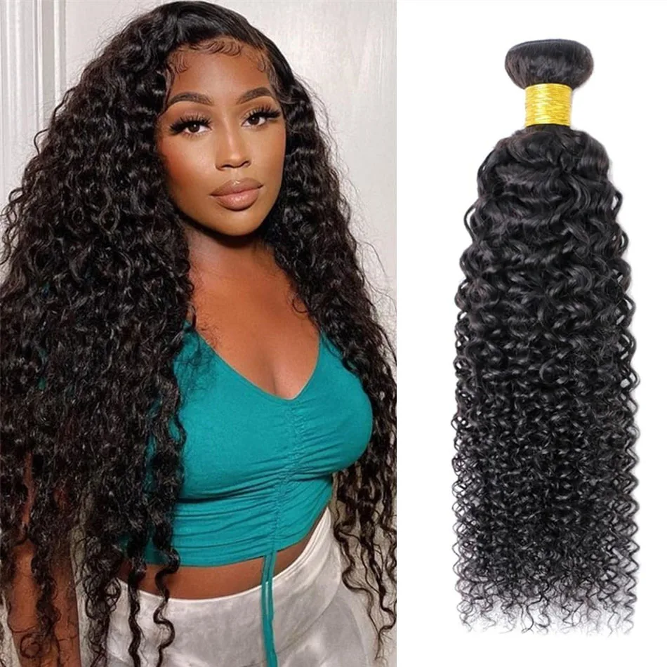 

Peruvian Afro Kinky Curly Bundles 1/3/4PCS Human Hair Extensions 100% Unprocessed Virgin Human Hair Weave Bundles Jerry Curl