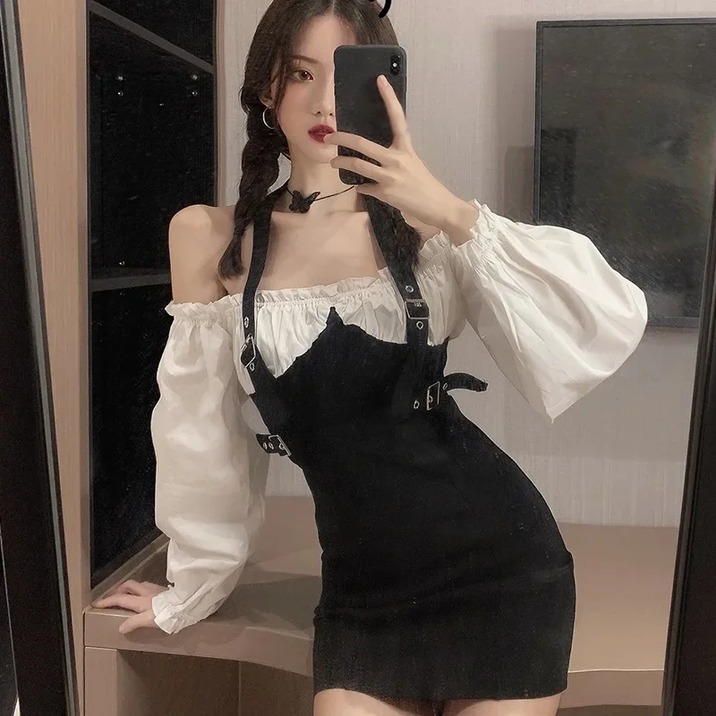 2024 New Retro Black Dress Sexy Shoulder Strap Bag Hip Skirt Female Temperament Women Dress Summer Dress
2024 New Retro Black Dress Sexy Shoulder Strap Bag Hip Skirt Female Temperament Women Dress Summer Dress