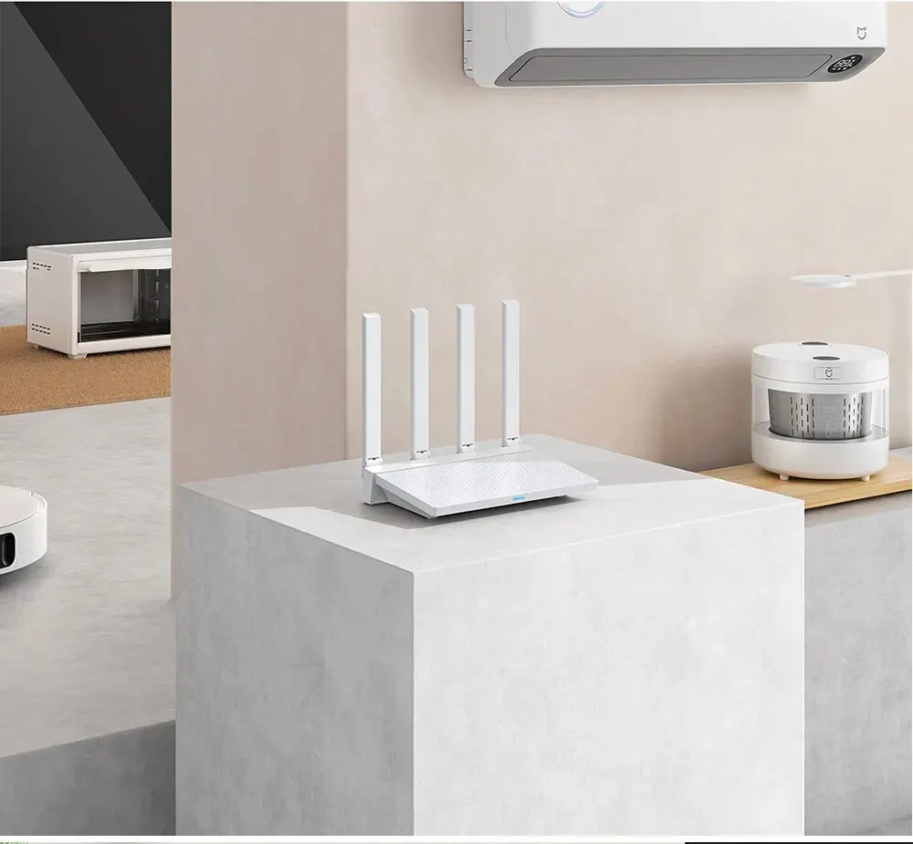 2024 NEW Original Xiaomi AX3000T Router 2.4GHz 5GHz 1.3GHz CPU 2X2 160MHz WAN LAN LED NFC Connection for Home Office Games Mi 2024 NEW Original Xiaomi AX3000T Router 2.4GHz 5GHz 1.3GHz CPU 2X2 160MHz WAN LAN LED NFC Connection for Home Office Games Mi