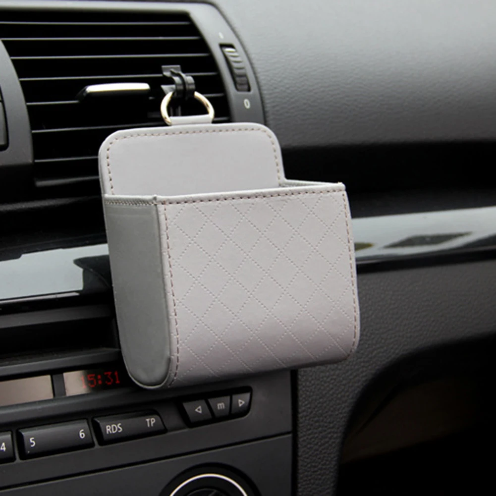 Car Accessories Car Storage Bag Car Organizer 12*9*5CM Air Vent Car Styling Dashboard Hanging Box Phone Holder
Car Accessories Car Storage Bag Car Organizer 12*9*5CM Air Vent Car Styling Dashboard Hanging Box Phone Holder