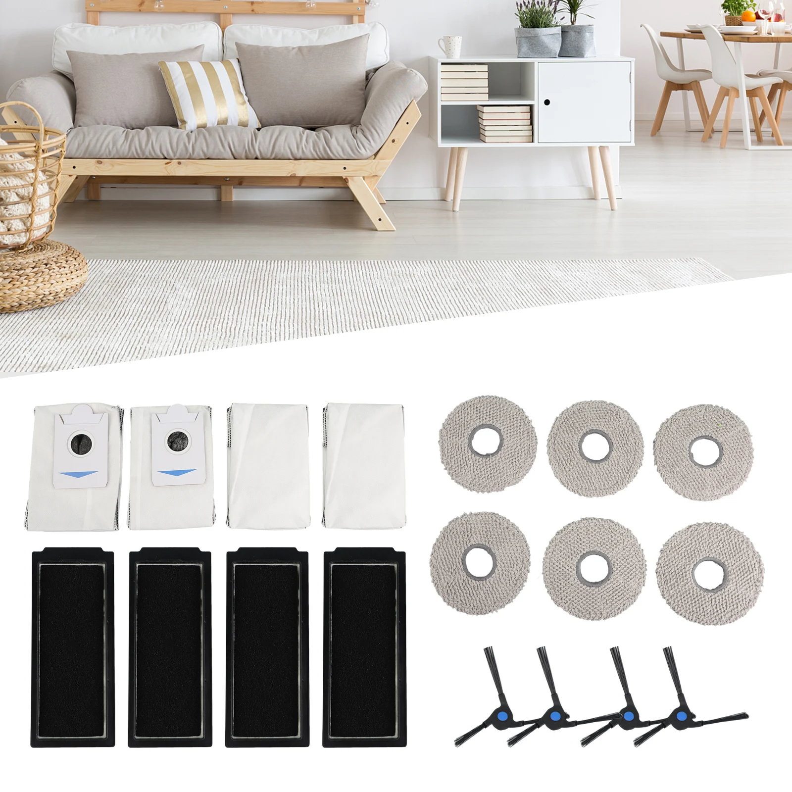 Complete Maintenance Solution for Ecovacs For DEEBOT X2 X2 Omin X2 Pro DEX86 Vacuum Cleaner High Performance Cleaning
Complete Maintenance Solution for Ecovacs For DEEBOT X2 X2 Omin X2 Pro DEX86 Vacuum Cleaner High Performance Cleaning