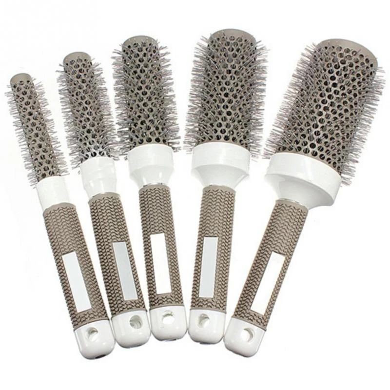 Ion Hair Brush Nano Thermal High Temperature Resistant Round Barrel Comb Salon Hairdressing Drying Curling Accessories
Ion Hair Brush Nano Thermal High Temperature Resistant Round Barrel Comb Salon Hairdressing Drying Curling Accessories