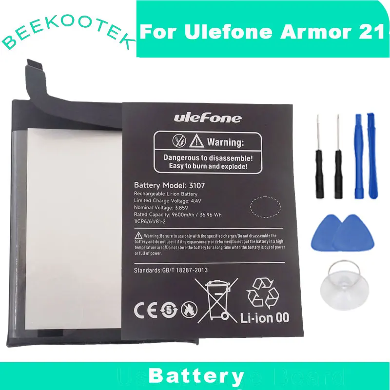 Новый оригинальный аккумулятор Ulefone Armor 21, встроенный аккумулятор для сотового телефона, аксессуары для смартфона Ulefone Armor 21 GQ3107
Новый оригинальный аккумулятор Ulefone Armor 21, встроенный аккумулятор для сотового телефона, аксессуары для смартфона Ulefone Armor 21 GQ3107