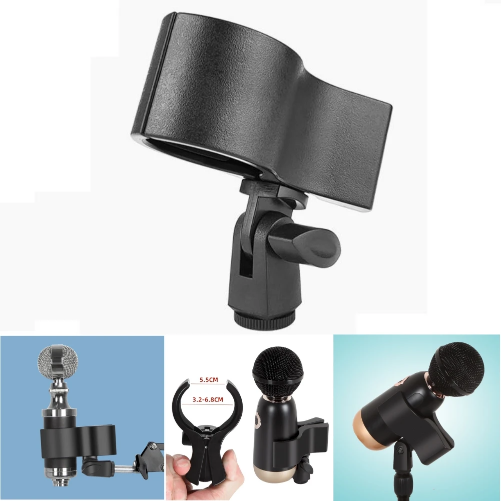 Universal Large Microphone Clip Clamp Holder With 3/8 Adapter For 3.2-6.8CM Mic Microphone Mic Clamp Stand Holder
Universal Large Microphone Clip Clamp Holder With 3/8 Adapter For 3.2-6.8CM Mic Microphone Mic Clamp Stand Holder