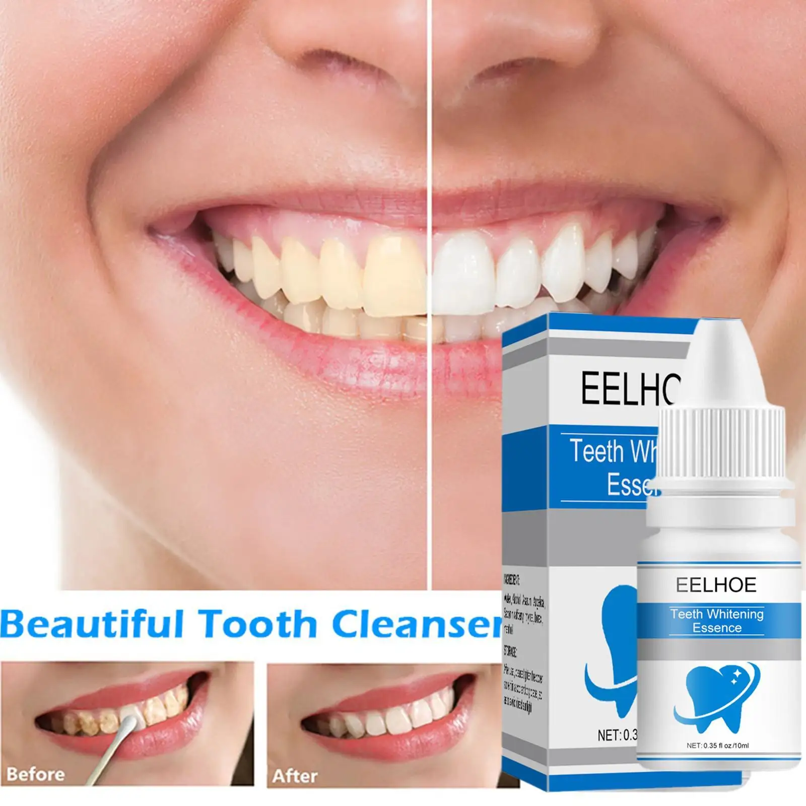 

Cleaning Tooth Whitening Essence Effective Remove Plaque Serum Yellow Teeth Tooth Stains Removal Serum Fresh Breath Toothpaste