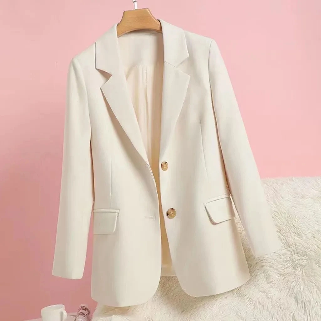 

Womans Oversize Blazers Pink Small Suit Women's Coat Casual Small Loose Korean Version Small Suit Office Lady Casual Blazer Coat