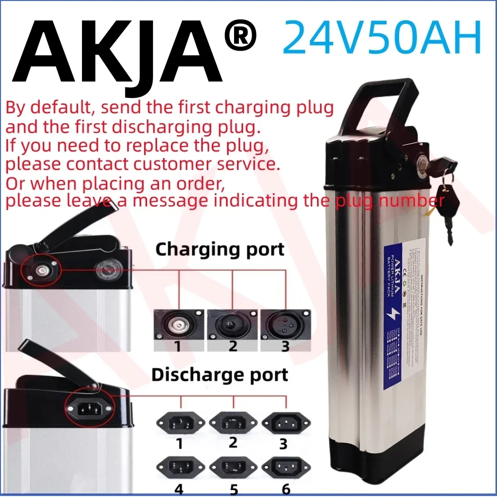 New Full Capacity Power 18650 Lithium Battery 24V10ah-50ah, Suitable for Silver Fish 80-2000W +29.4V Lithium Battery Charger
New Full Capacity Power 18650 Lithium Battery 24V10ah-50ah, Suitable for Silver Fish 80-2000W +29.4V Lithium Battery Charger