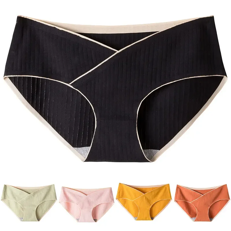 Stripe Jacquard Cotton Low Waist Belly Maternity Panties Plus Size Seamless Underwear for Pregnant Women Ladies Pregnancy Briefs
Stripe Jacquard Cotton Low Waist Belly Maternity Panties Plus Size Seamless Underwear for Pregnant Women Ladies Pregnancy Briefs