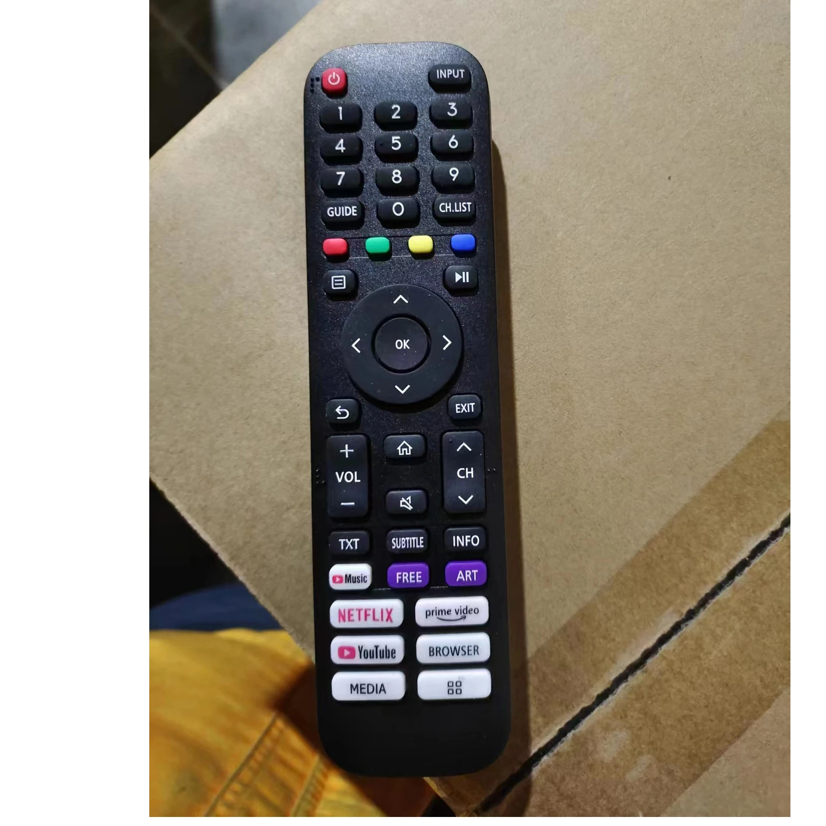 

EN2J30H Remote Control for Hisense Smart TV 40H5G 40A4GV 40A40GV 40A40GMV 40H55G 40A4HV 40A4070GMV 43H6G 43H77G
