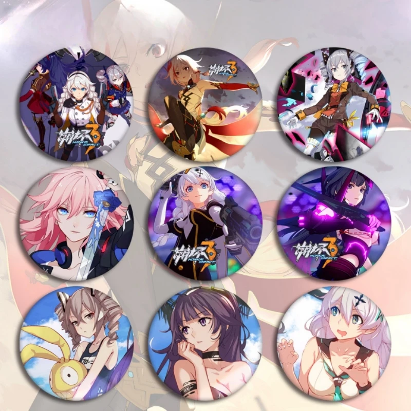 5 см Honkai Impact3 аниме игровой персонаж Кулон игра периферийная Детская Брошь с мультяшным рисунком подарки для девочек
5 см Honkai Impact3 аниме игровой персонаж Кулон игра периферийная Детская Брошь с мультяшным рисунком подарки для девочек