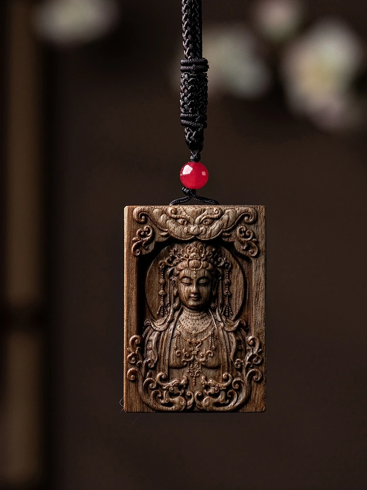 Garrimandan Agarwood Carving Maitreya Buddha Pendant Guanyin Bodhisattva for Men Natal Year Gift Women
Garrimandan Agarwood Carving Maitreya Buddha Pendant Guanyin Bodhisattva for Men Natal Year Gift Women