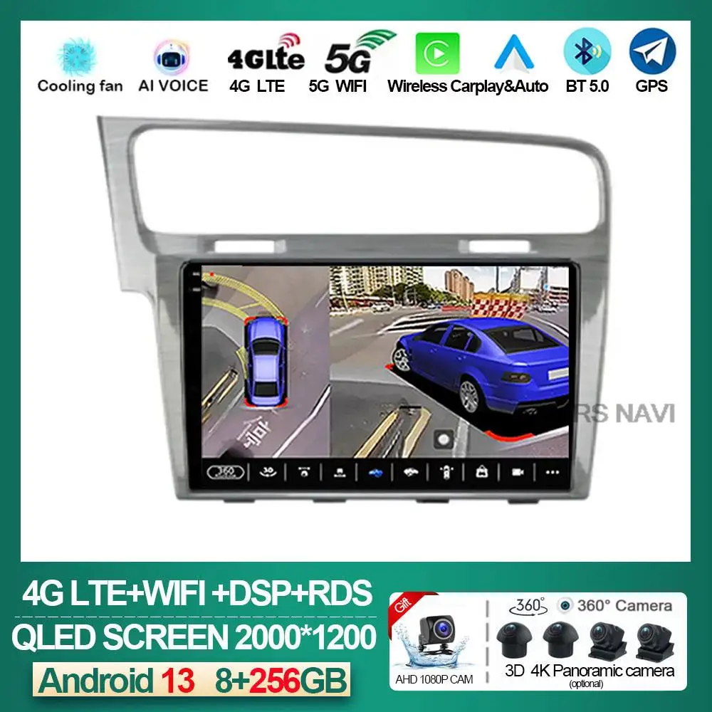 CarPlay Android 13 Auto Radio for Multimedia Player VW Golf 7 MK7 GTI 2013 - 2017 Car Multimedia GPS Navigation 2din Autoradio
CarPlay Android 13 Auto Radio for Multimedia Player VW Golf 7 MK7 GTI 2013 - 2017 Car Multimedia GPS Navigation 2din Autoradio