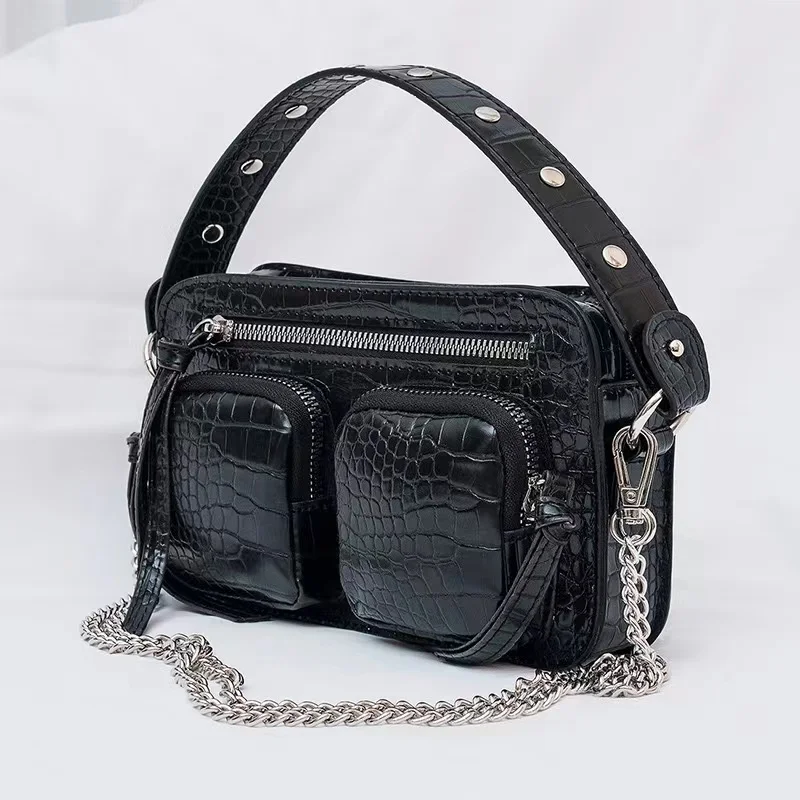 

New Leopard Crossbody Bags For Women 2024 Luxury Handbags Designer Ladies Hand Shoulder Messenger Bag Sac A Main Female