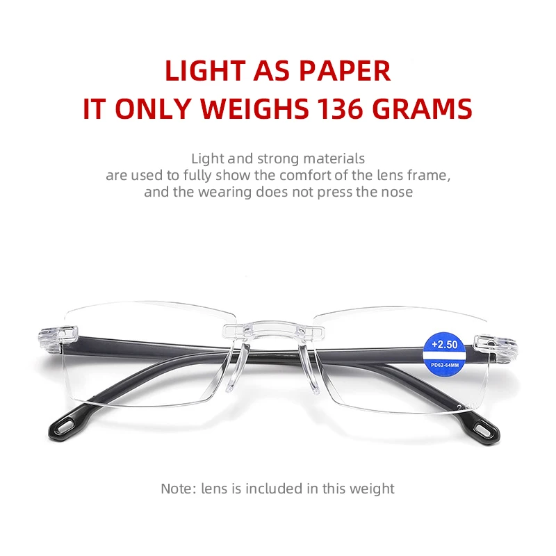 Anti-blue Eyewear Ultralight Progressive Multifocus Reading Glasses Blue Light Blocking, Fashion Reading Glasses Hd Glass Lens
Anti-blue Eyewear Ultralight Progressive Multifocus Reading Glasses Blue Light Blocking, Fashion Reading Glasses Hd Glass Lens