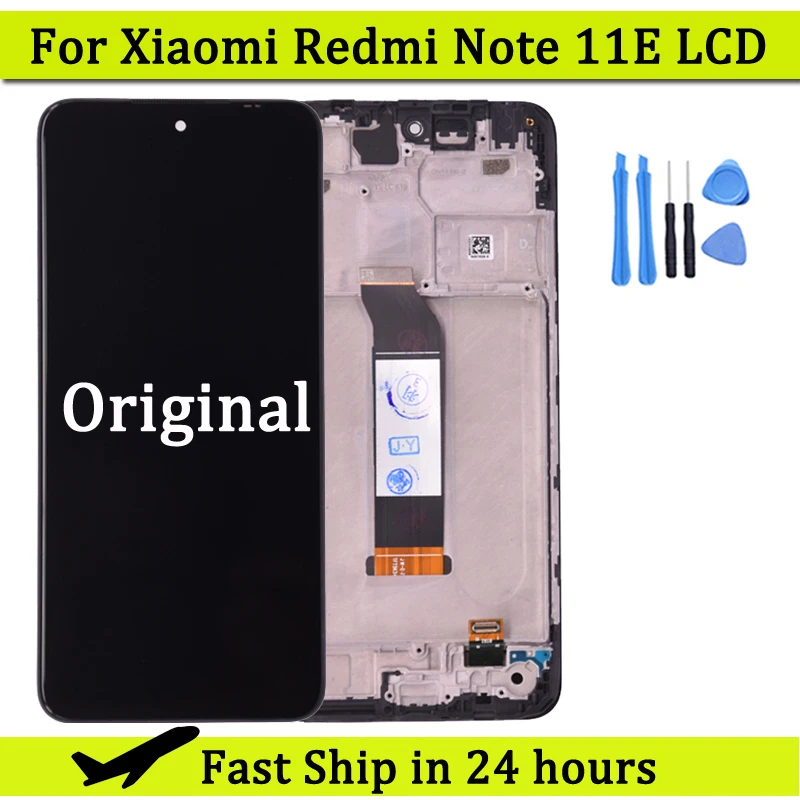Original 6.58" For Xiaomi Redmi Note 11E LCD Display With Touch Panel Screen Digitizer Assembly Note 11E Display Accessories
Original 6.58" For Xiaomi Redmi Note 11E LCD Display With Touch Panel Screen Digitizer Assembly Note 11E Display Accessories