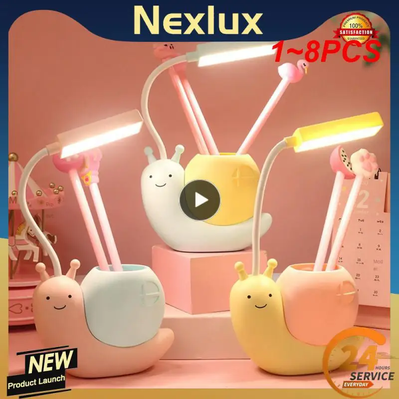 1~8PCS Cartoon LED Snail Desk Lamp Children Bedroom Night Light Reading Study Birthday Christmas Gift Home Decorations Eye
1~8PCS Cartoon LED Snail Desk Lamp Children Bedroom Night Light Reading Study Birthday Christmas Gift Home Decorations Eye