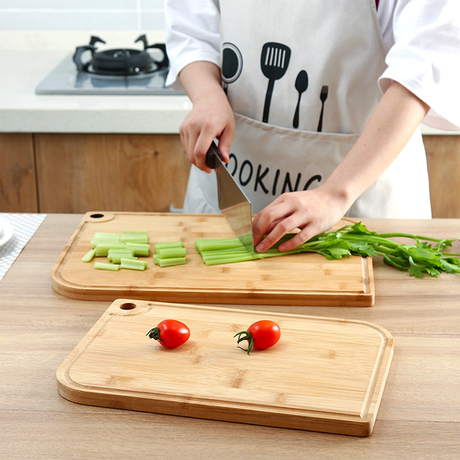 Natural Bamboo Cutting Board, Kitchen Cutting Board, Wooden Cut, Practical Juice Slot, Cutting Board, Kitchen Accessories
Natural Bamboo Cutting Board, Kitchen Cutting Board, Wooden Cut, Practical Juice Slot, Cutting Board, Kitchen Accessories