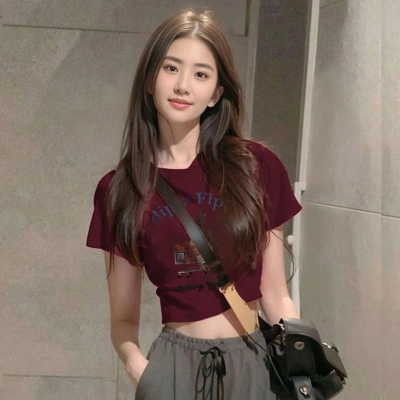 Female Y2K Clothes Cute Tops Women Tshirt Harajuku Retro Fashion Gothic Short Sleeve Crop Sexy Tops Aesthetics Short T-shirt
Female Y2K Clothes Cute Tops Women Tshirt Harajuku Retro Fashion Gothic Short Sleeve Crop Sexy Tops Aesthetics Short T-shirt