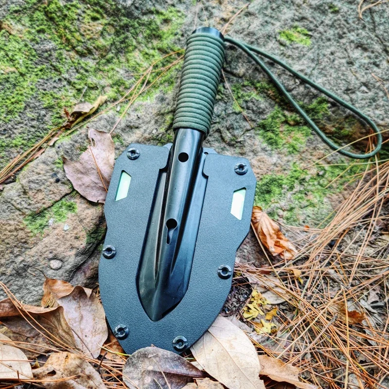 

Tactical multi-functional hand shovel Outdoor portable engineer shovel Camping tool Wilderness survival tool with sheath