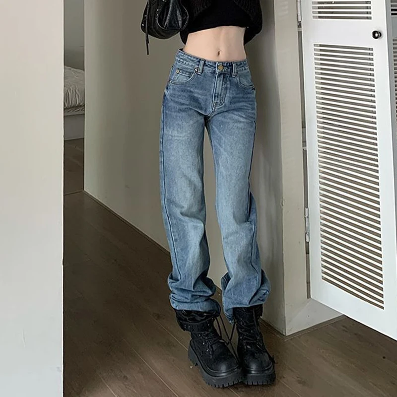 Blue Straight Loose Jeans Women 2024 Spring Vintage Low Waist Wide Leg Denim Pants Femme Casual Washed Korean Boyfriend Jeans
Blue Straight Loose Jeans Women 2024 Spring Vintage Low Waist Wide Leg Denim Pants Femme Casual Washed Korean Boyfriend Jeans