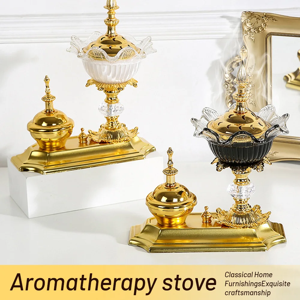 Middle East Incense Burner Holder Ramadan Gift Arabian Diffuser Aromatherapy Fragrance Cone Yoga Spa Home Decoration Ornament
Middle East Incense Burner Holder Ramadan Gift Arabian Diffuser Aromatherapy Fragrance Cone Yoga Spa Home Decoration Ornament
