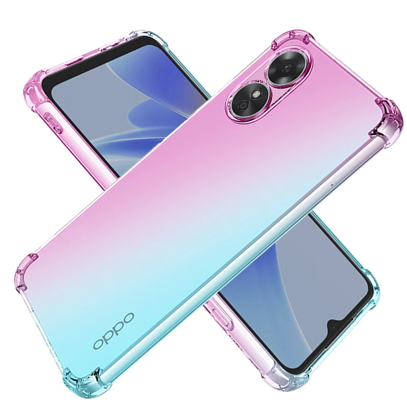 Phone Case for Oppo A17,Hybrid Gradient Built-in 4 Reinforced Shock-Absorbing Corners Bumper Anti-Fingerprint Dustproof Cover
Phone Case for Oppo A17,Hybrid Gradient Built-in 4 Reinforced Shock-Absorbing Corners Bumper Anti-Fingerprint Dustproof Cover