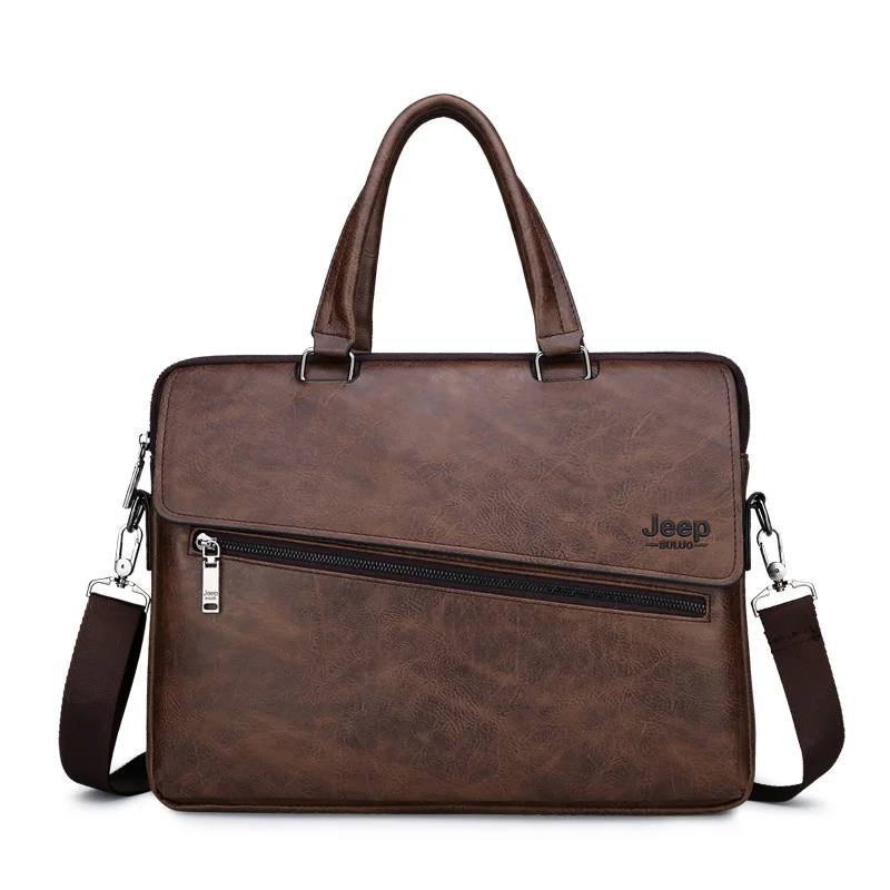New Jeep men's handbag business briefcase large capacity One Shoulder Messenger computer bag
New Jeep men's handbag business briefcase large capacity One Shoulder Messenger computer bag