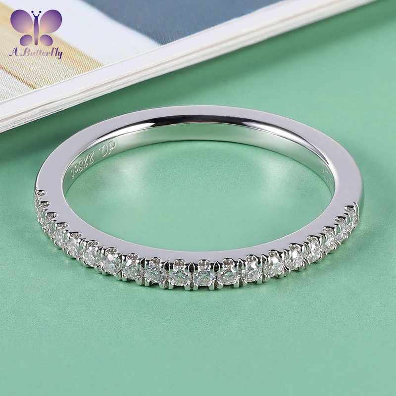 AButterfly D Color Moissanite Diamond 925 Sterling Silver Women's Band Premium Wedding Ring Fine Jewelry Wholesale
AButterfly D Color Moissanite Diamond 925 Sterling Silver Women's Band Premium Wedding Ring Fine Jewelry Wholesale