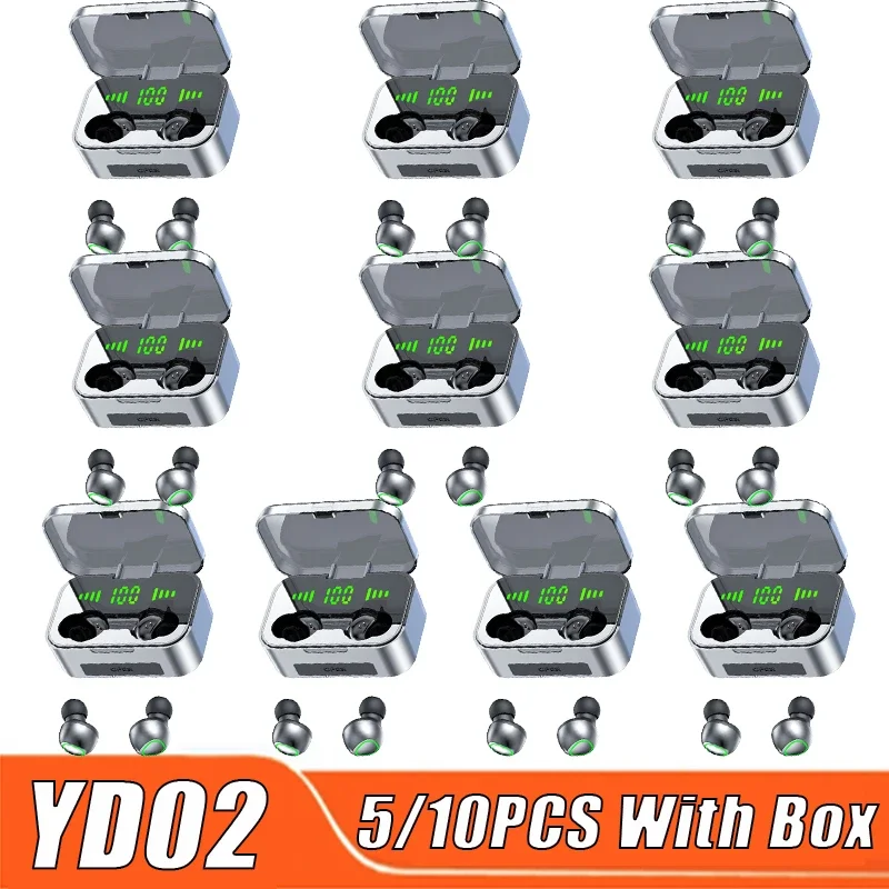 YD02 TWS Headphones Bluetooth Earphones Wireless Headset Earbuds New Women Sport Men Smart Display Stereo Microphones 2023 HiFi
YD02 TWS Headphones Bluetooth Earphones Wireless Headset Earbuds New Women Sport Men Smart Display Stereo Microphones 2023 HiFi