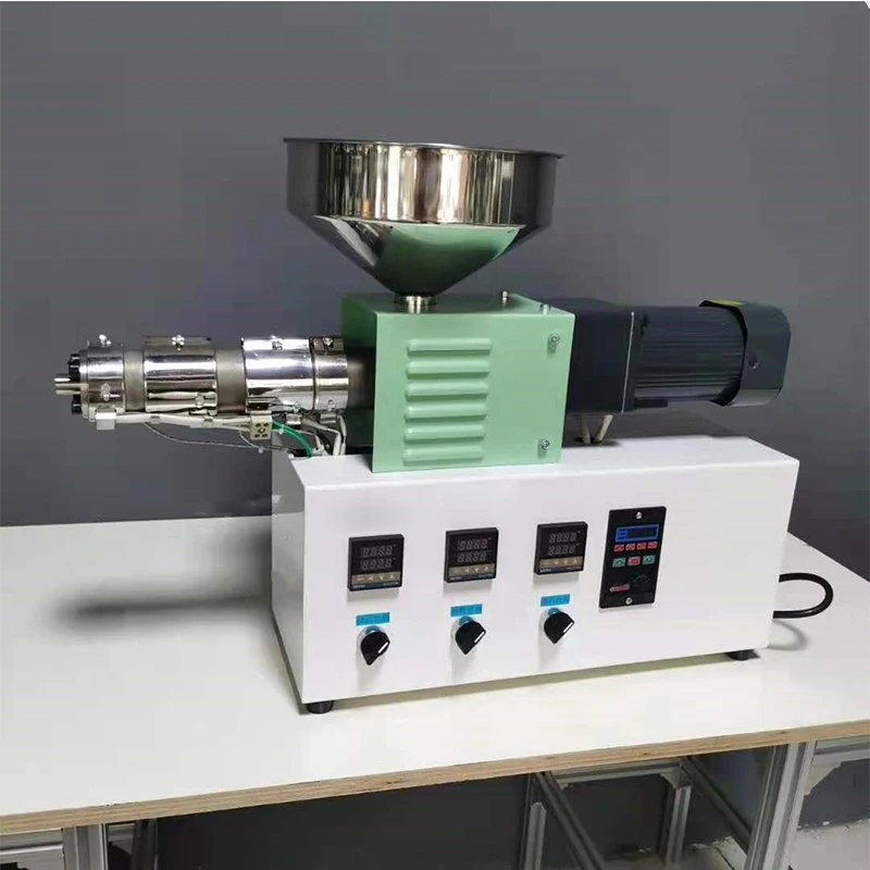 

SJ25 Tabletop Mini 3D Consumables Machine Plastic Laboratory Desktop Injection Molding Machine Single Screw Extruder PE PVC