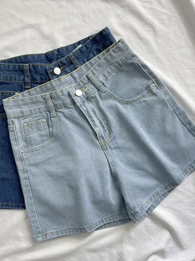 Shnsophi White Black Blue Jean Shorts for Women Sweatshorts Denim High Waist Casual Solid Summer Fashion Clothing
Shnsophi White Black Blue Jean Shorts for Women Sweatshorts Denim High Waist Casual Solid Summer Fashion Clothing