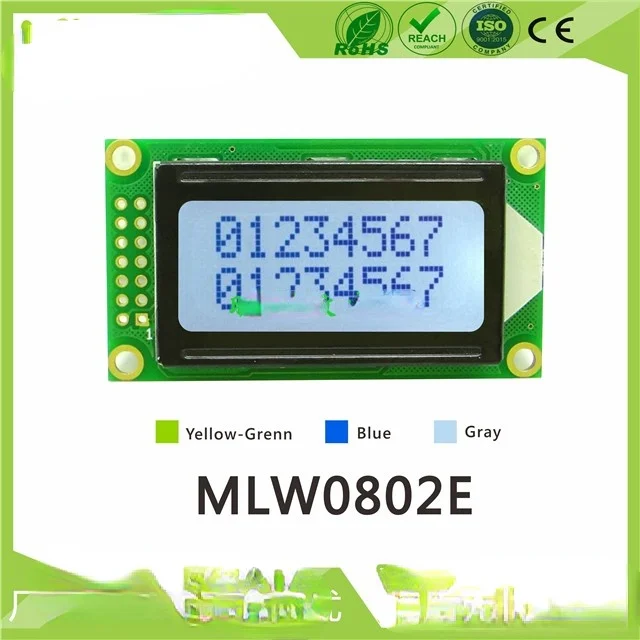 ЖК-дисплей 0802 LCD экран малого размера 8X2 символьный ЖК-модуль 5 в параллельный порт экран 0802E
ЖК-дисплей 0802 LCD экран малого размера 8X2 символьный ЖК-модуль 5 в параллельный порт экран 0802E