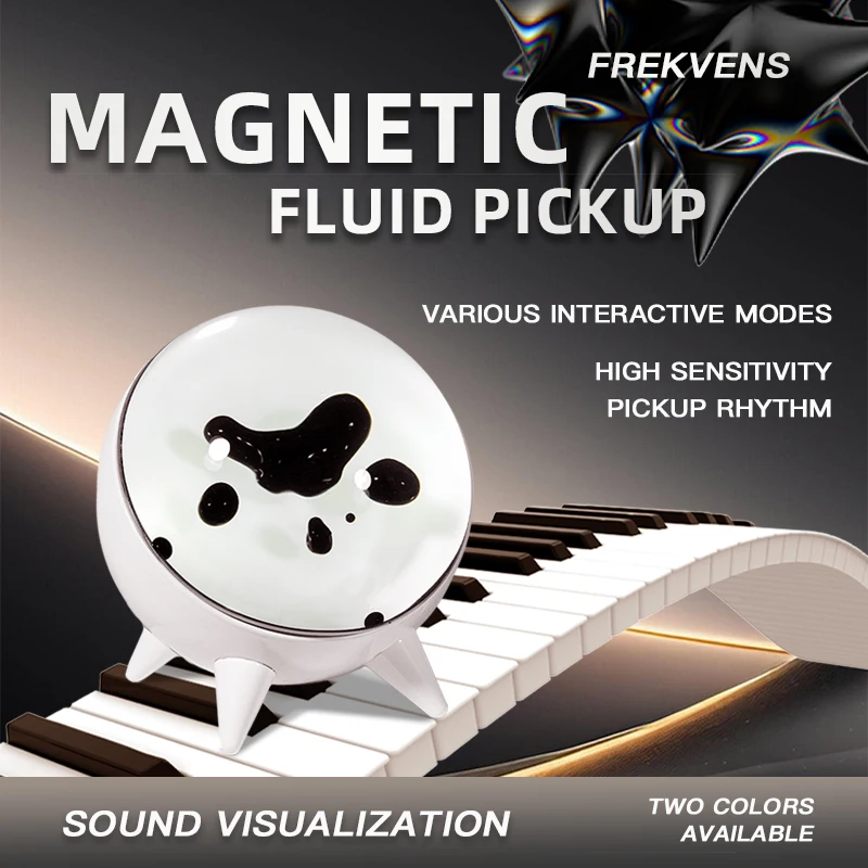 

Visual Music Rhythm Lamp Magnetic Fluid Pickup Desktop Speakers Companion Ferrofluid Display Lamp Dancing Magnet Liquid Toy Gift