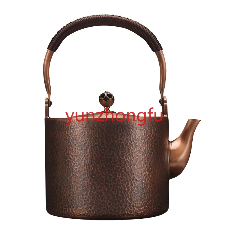 Copper Pot Kettle Household Handmade Pure Red Hammered Teapot Electric Ceramic Stove Set Vintage
Copper Pot Kettle Household Handmade Pure Red Hammered Teapot Electric Ceramic Stove Set Vintage