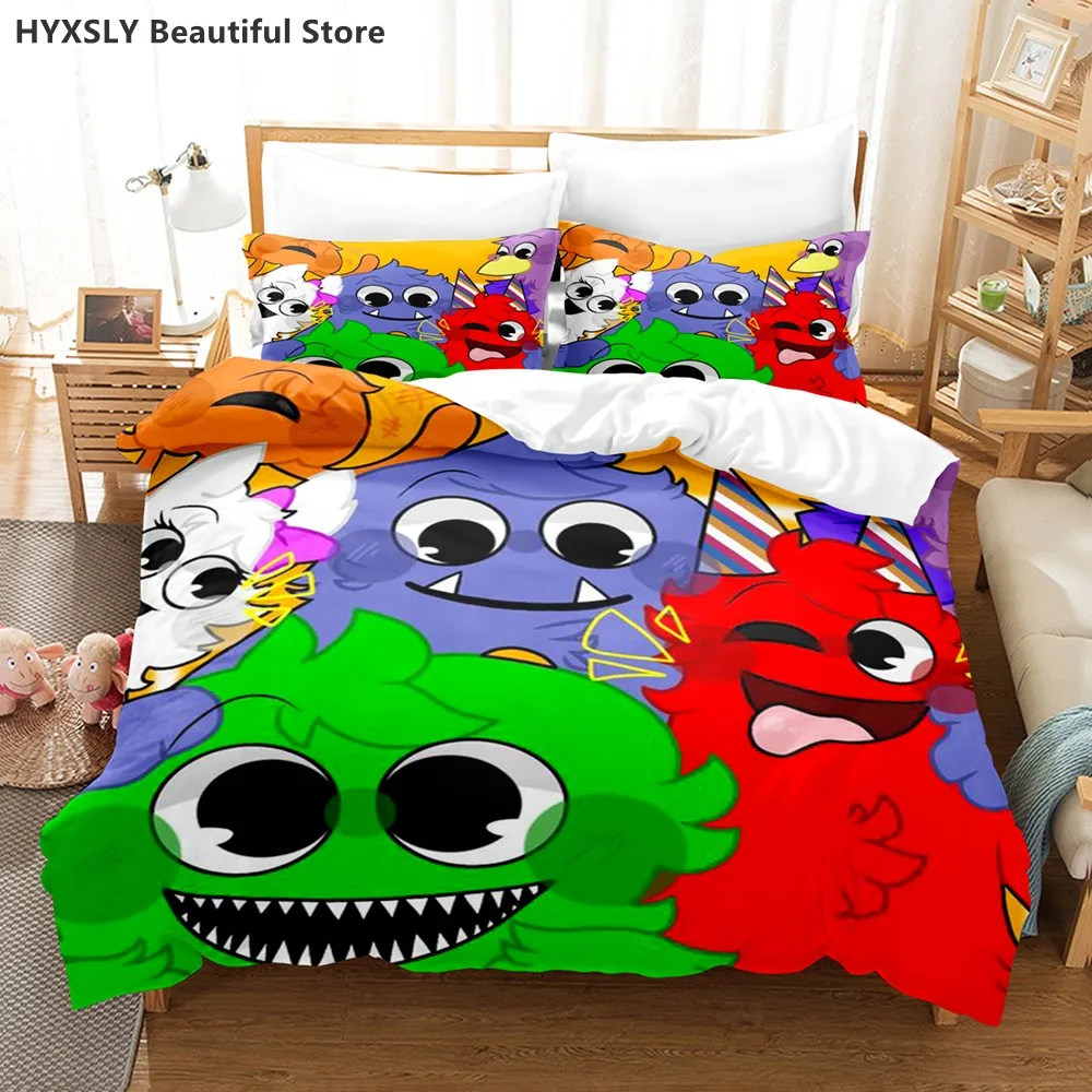 Garten of Banban 3D Bedding Set Game Polyester Pillowcases Single Queen King For Kids Colourful Rainbow Cartoon Duvet Cover Sets
Garten of Banban 3D Bedding Set Game Polyester Pillowcases Single Queen King For Kids Colourful Rainbow Cartoon Duvet Cover Sets