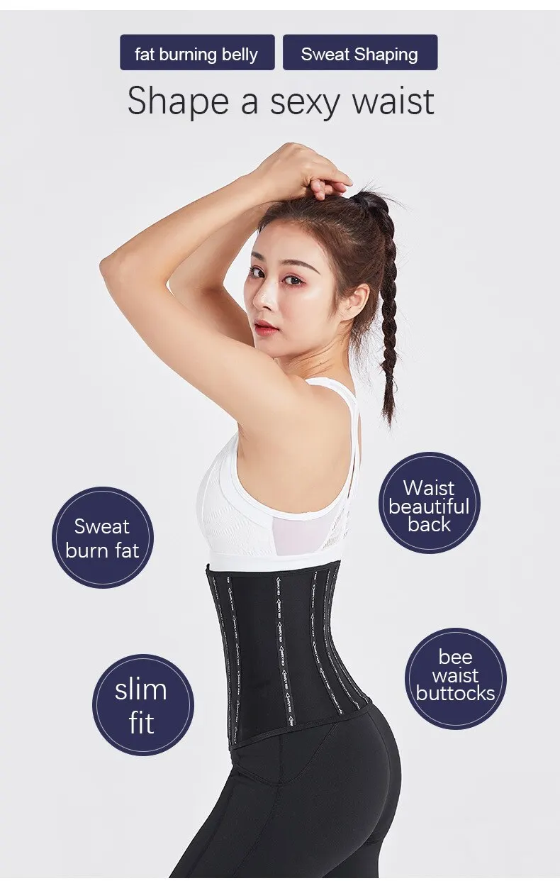 Sauna Sweat Belt Sweat to Lose Weight Woman Postpartum Waist Trainer Slimming Sheath Woman Flat Belly Fat Burning Girdle Sauna Sweat Belt Sweat to Lose Weight Woman Postpartum Waist Trainer Slimming Sheath Woman Flat Belly Fat Burning Girdle