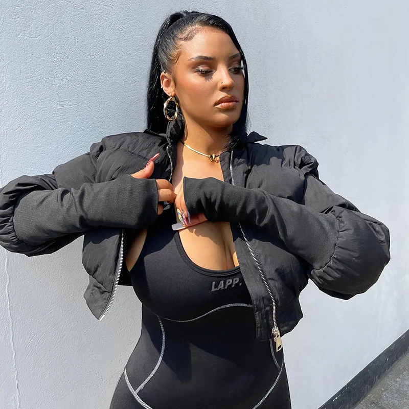 Autumn Winter New Zipper Cardigan Parkas Top Women's Panel Long Sleeve Slim Fit Short Cotton Jacket Warm Wear Female Y2K Clothes
Autumn Winter New Zipper Cardigan Parkas Top Women's Panel Long Sleeve Slim Fit Short Cotton Jacket Warm Wear Female Y2K Clothes