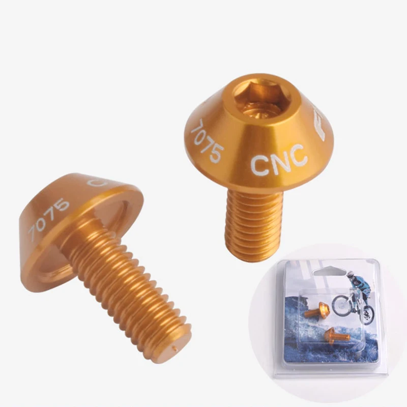 Enhance Your Bike's Aesthetic With These Premium Quality Aluminum Alloy Water Bottle Cage Bolt Screws (2 Pack)
Enhance Your Bike's Aesthetic With These Premium Quality Aluminum Alloy Water Bottle Cage Bolt Screws (2 Pack)
