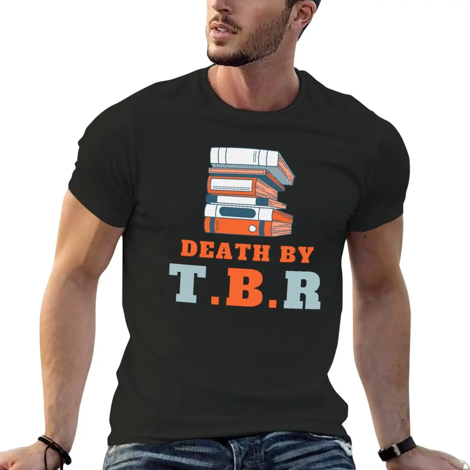 New Death By TBR - Stack of Books T-Shirt t-shirts man Oversized t-shirt kawaii clothes anime mens tall t shirts
New Death By TBR - Stack of Books T-Shirt t-shirts man Oversized t-shirt kawaii clothes anime mens tall t shirts