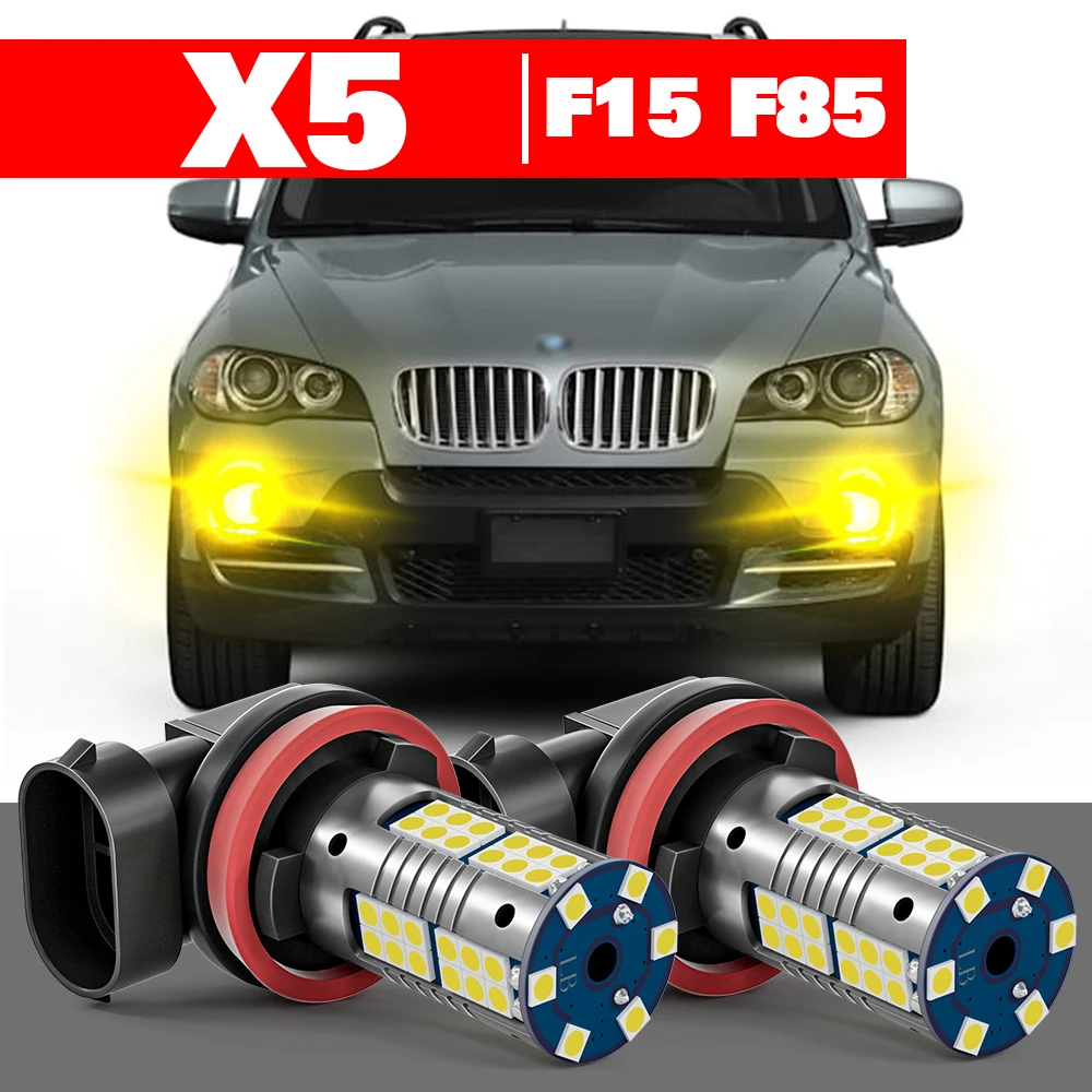 For BMW X5 F15 F85 2013-2018 2pcs LED Fog Light Accessories 2014 2015 2016 2017 
For BMW X5 F15 F85 2013-2018 2pcs LED Fog Light Accessories 2014 2015 2016 2017