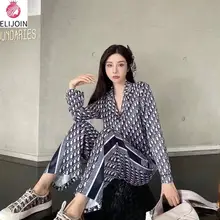 ELIJOIN2021 New Lapel Long Sleeve Trousers Two-piece Suit, Comfortable and Loose Women's Pajamas Printing Suit
ELIJOIN2021 New Lapel Long Sleeve Trousers Two-piece Suit, Comfortable and Loose Women's Pajamas Printing Suit