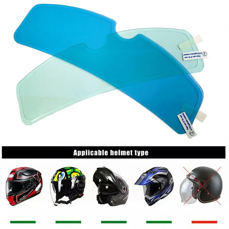 

Universal Motorcycle Helmet Clear Rainproof Film Anti Rain Anti-Fog Film Patch Moto Racing Helmets Accessories