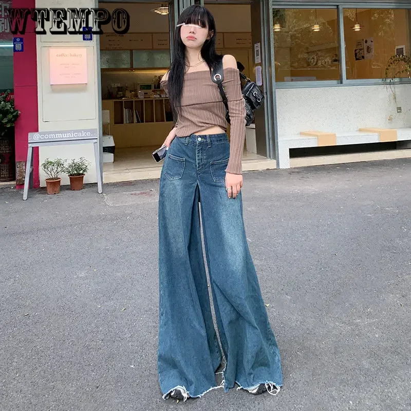 Y2k Denim Clothes 2000s Women Bell Bottom Jeans Yk2 Wide Leg Jeans Vintage Streetwear Trousers Female Korean Traf Straight Pants
Y2k Denim Clothes 2000s Women Bell Bottom Jeans Yk2 Wide Leg Jeans Vintage Streetwear Trousers Female Korean Traf Straight Pants