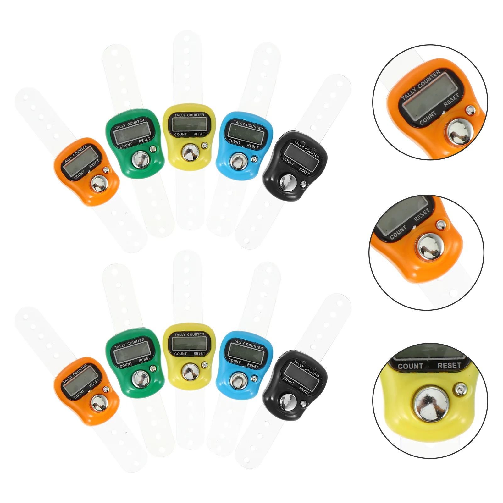 10 шт. счетчик, инструмент для гольфа, цифровой 5 Tally Ручной портативный номер Abs механический фитнес
10 шт. счетчик, инструмент для гольфа, цифровой 5 Tally Ручной портативный номер Abs механический фитнес