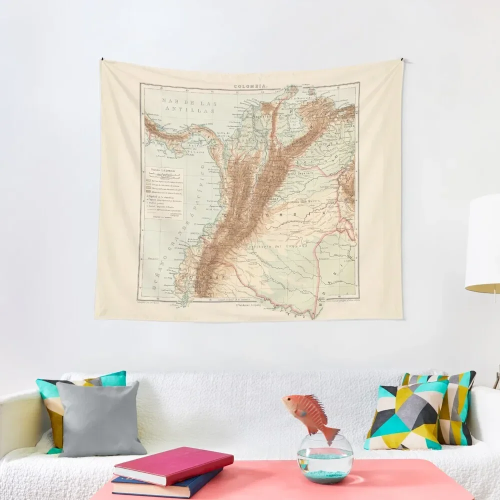 Vintage Colombia Map (1875) Tapestry Decoration Wall Decor For Room Decor Home Tapestry
Vintage Colombia Map (1875) Tapestry Decoration Wall Decor For Room Decor Home Tapestry