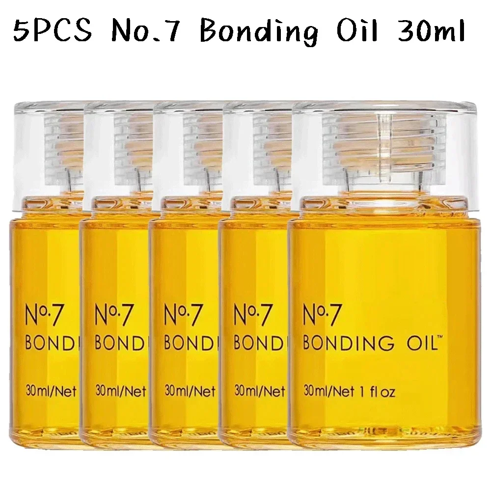 

5PCS No.7 Bonding Oil 30ml With Box / Hair Oil NO7 Boosts Shine Strengthens & Repairs All Hair Types N7 Hair Care Oil