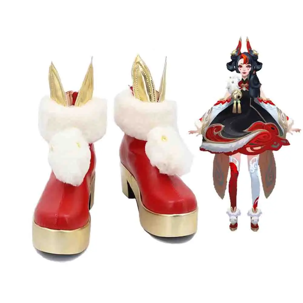 LOL Gwen Cosplay Shoes Game League of Legends Cos Boots Rabbit Halloween Party Role Play Costume Accessories for Girls Women
LOL Gwen Cosplay Shoes Game League of Legends Cos Boots Rabbit Halloween Party Role Play Costume Accessories for Girls Women